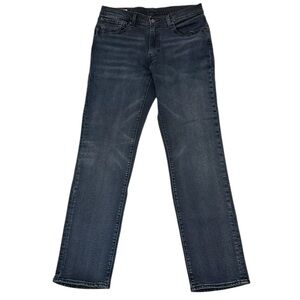 Levis 541 Athletic Taper Jean Dark Blue Whiskering Big E Cotton Stretch 31x31